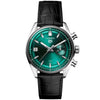 Carrera DATO 39mm Green Dial Automatic Chronograph Strap Watch