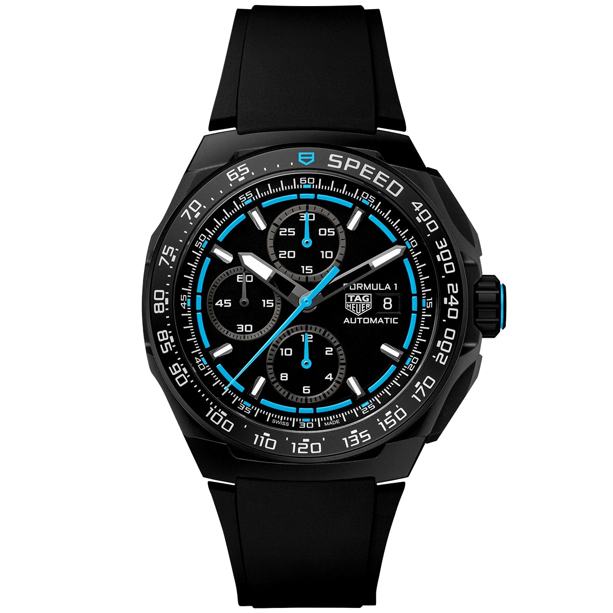 Formula 1 Chronograph 44mm Black Titanium Black/Blue Dial Watch