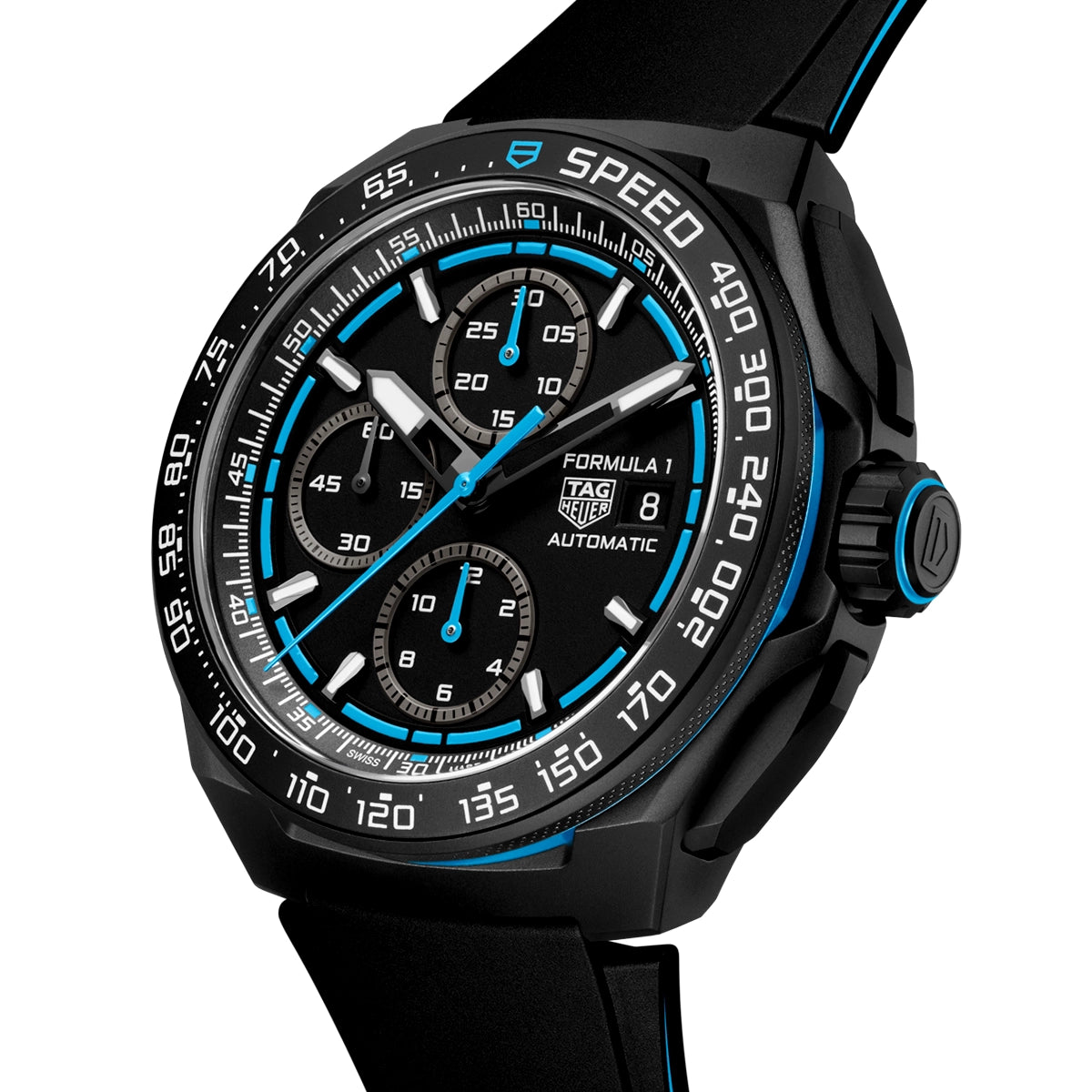 Formula 1 Chronograph 44mm Black Titanium Black/Blue Dial Watch