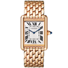 Tank Louis Cartier 18ct Rose Gold Large Bracelet Watch