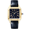 Cartier Santos-Dumont Large 18ct Yellow Gold Blue Dial Strap Watch - Berry's Jewellers