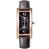 Tank Cintree Large 18ct Rose Gold Black Dial Strap Watch