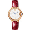 Cartier Ballon Bleu de Cartier 33mm 18ct Rose Gold Dial Diamond Dial & Bezel Watch - Berry's Jewellers