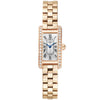 Cartier Tank Américaine Mini 18ct Rose Gold Diamond Bezel Bracelet Watch - Berry's Jewellers