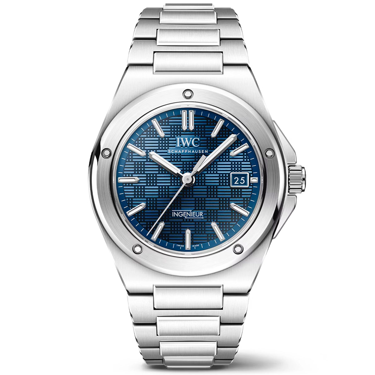 IWC Schaffhausen Ingenieur Automatic 40mm Blue Dial Bracelet Watch - Berry's Jewellers