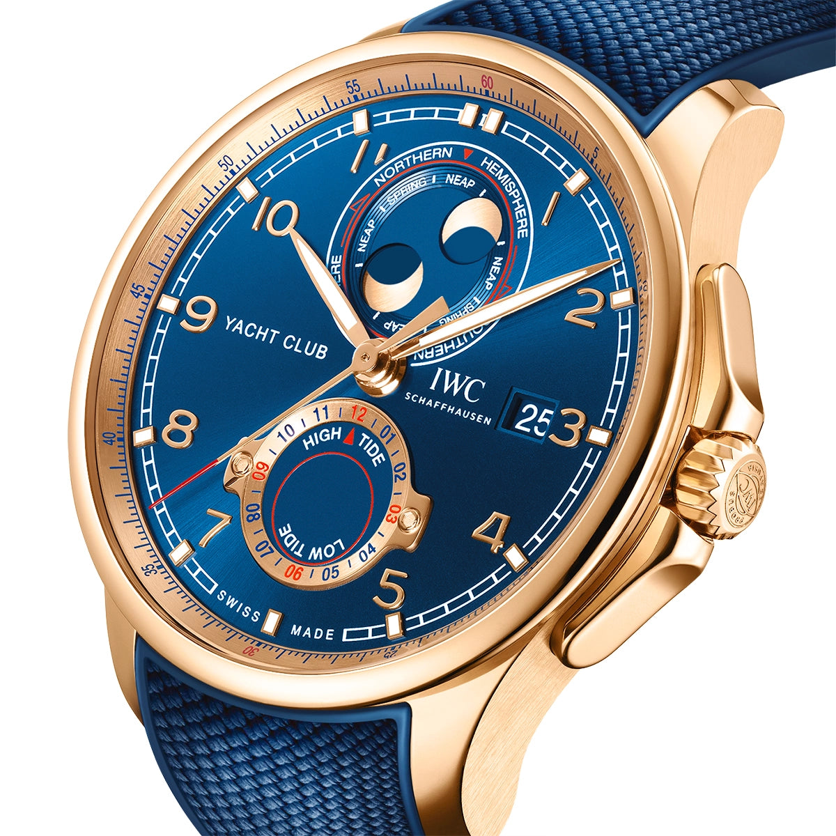 Portugieser Yacht Club Moon & Tide 44.6mm Blue Dial Watch