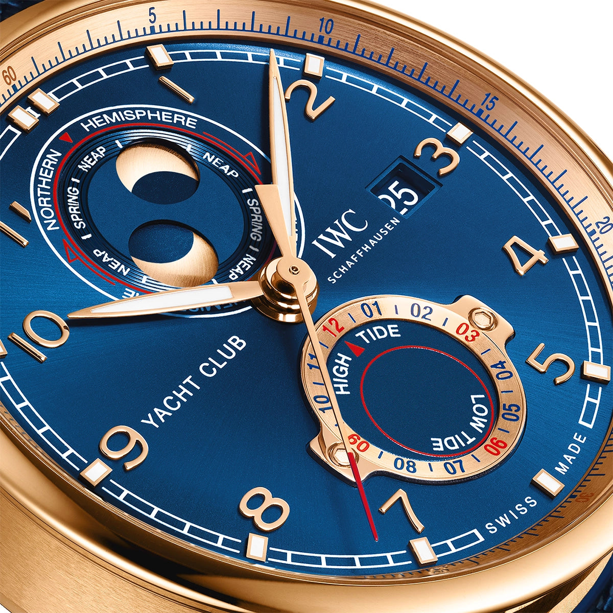 Portugieser Yacht Club Moon & Tide 44.6mm Blue Dial Watch