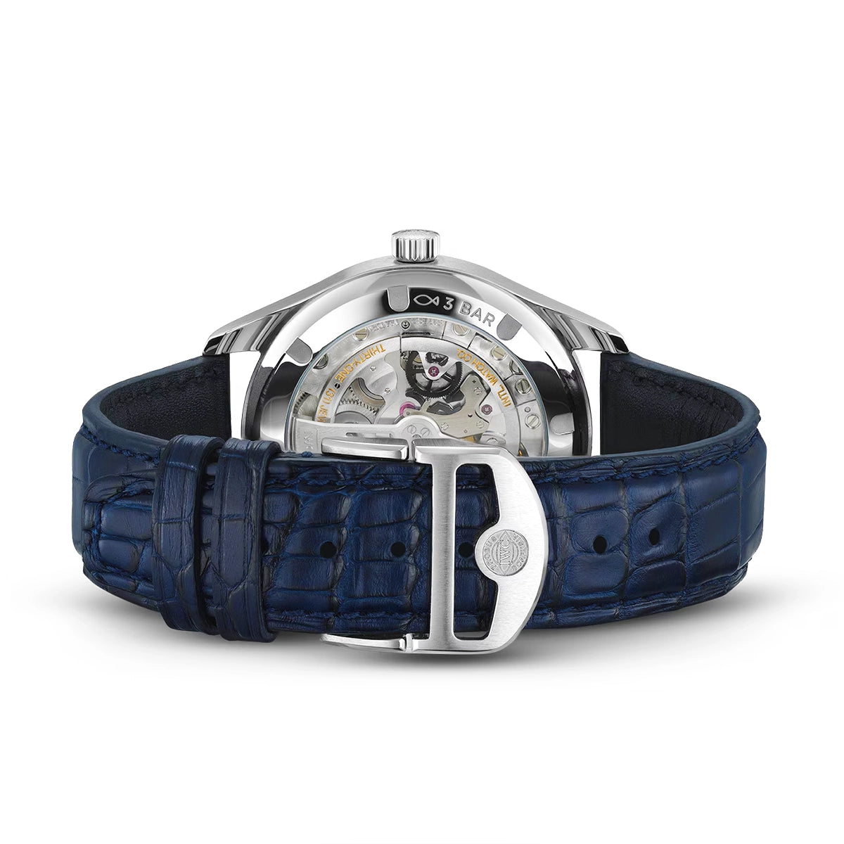 Portugieser 40mm Silver/Blue Dial Men's Automatic Strap Watch