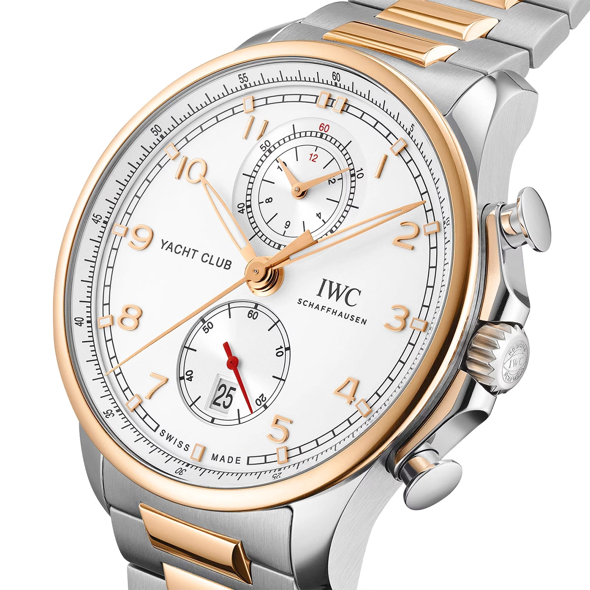 Portugieser Yacht Club 44mm Silver/Gold Dial Bracelet Watch