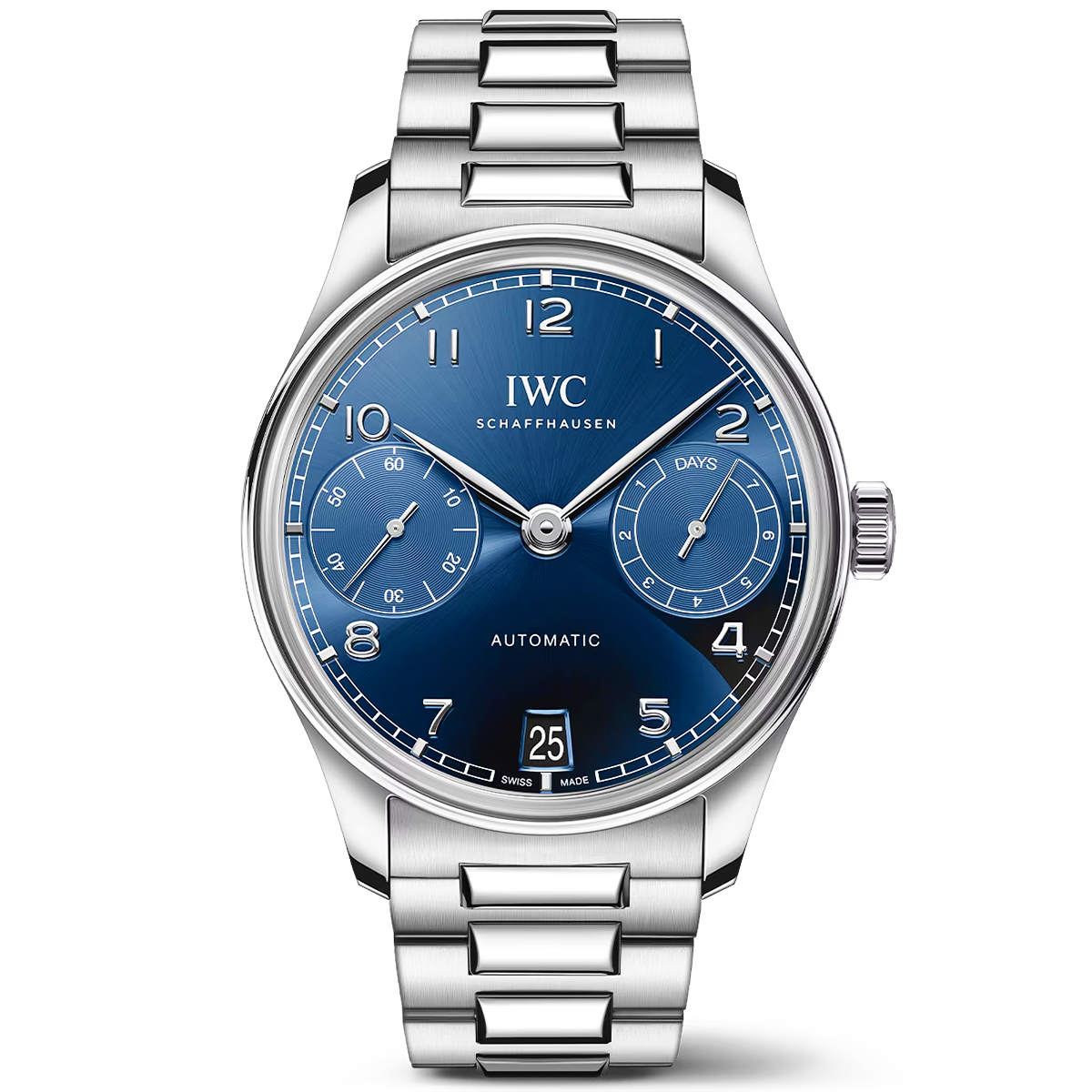 Portugieser 42mm Blue Sunray Dial Automatic Bracelet Watch