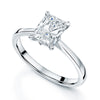 Platinum GIA Certificated Radiant Cut Diamond Solitaire Ring