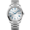 Longines Master Collection 40mm Silver/Blue Roman Dial Automatic Bracelet Watch - Berry's Jewellers