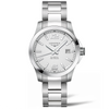 Conquest 39mm Silver Dial Automatic Bracelet Watch