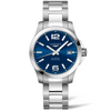 Conquest 39mm Blue Dial Automatic Bracelet Watch