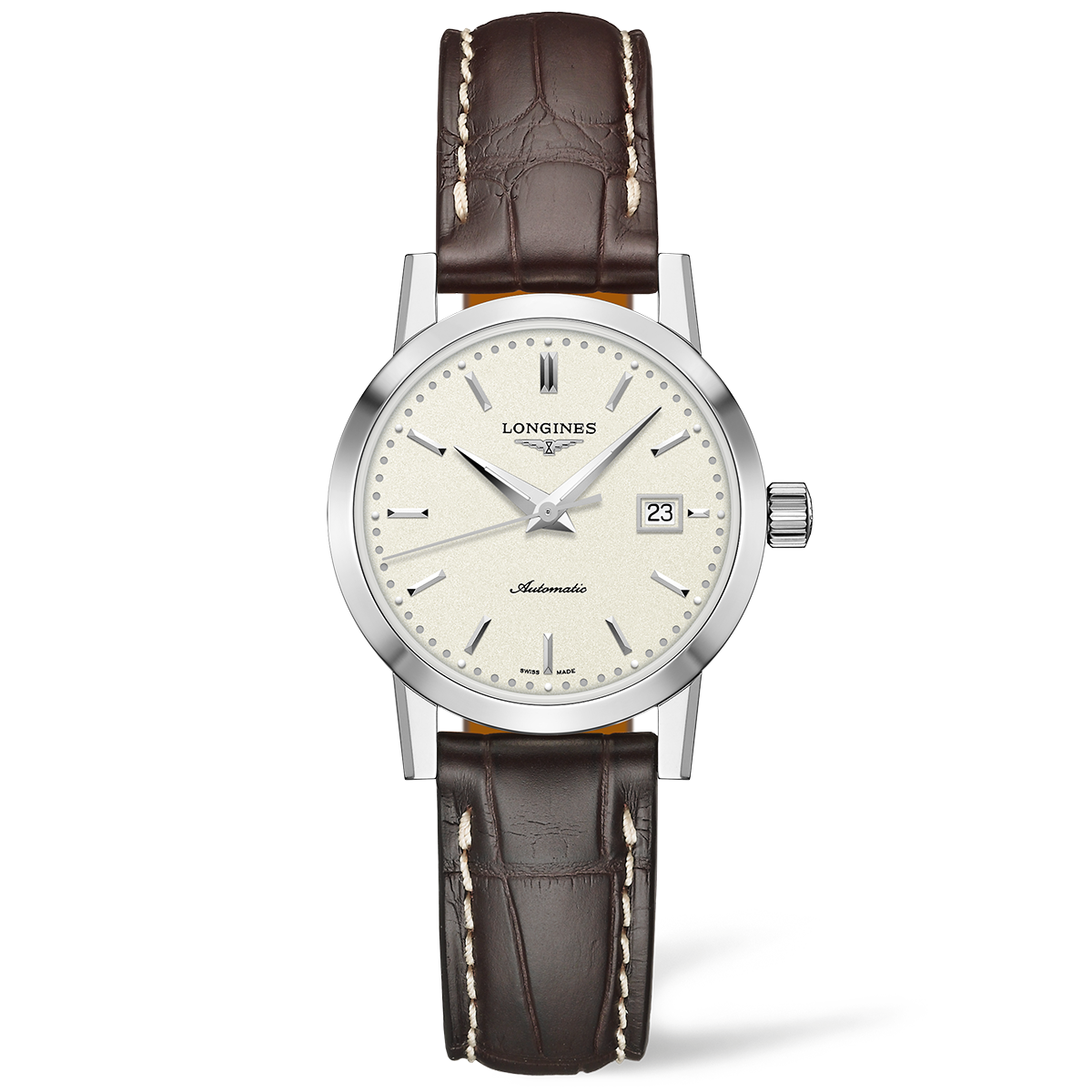 Longines 1832 30mm Beige Dial Unisex Automatic  Strap Watch