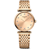 La Grande Classique 24mm Rose Gold PVD Diamond Dial Watch