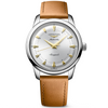 Longines Conquest Heritage 40mm Silver/Gold Dial Automatic Strap Watch - Berry's Jewellers