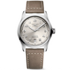 Spirit 37mm Champagne Dial Automatic Leather Strap Watch