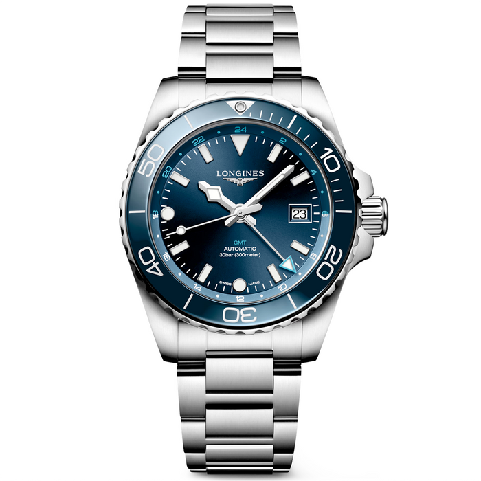 Longines HydroConquest GMT 41mm Blue Dial Watch L37904966