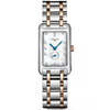 DolceVita 20.8mm x 32mm Two Tone Mother of Pearl Diamond Dial Watch