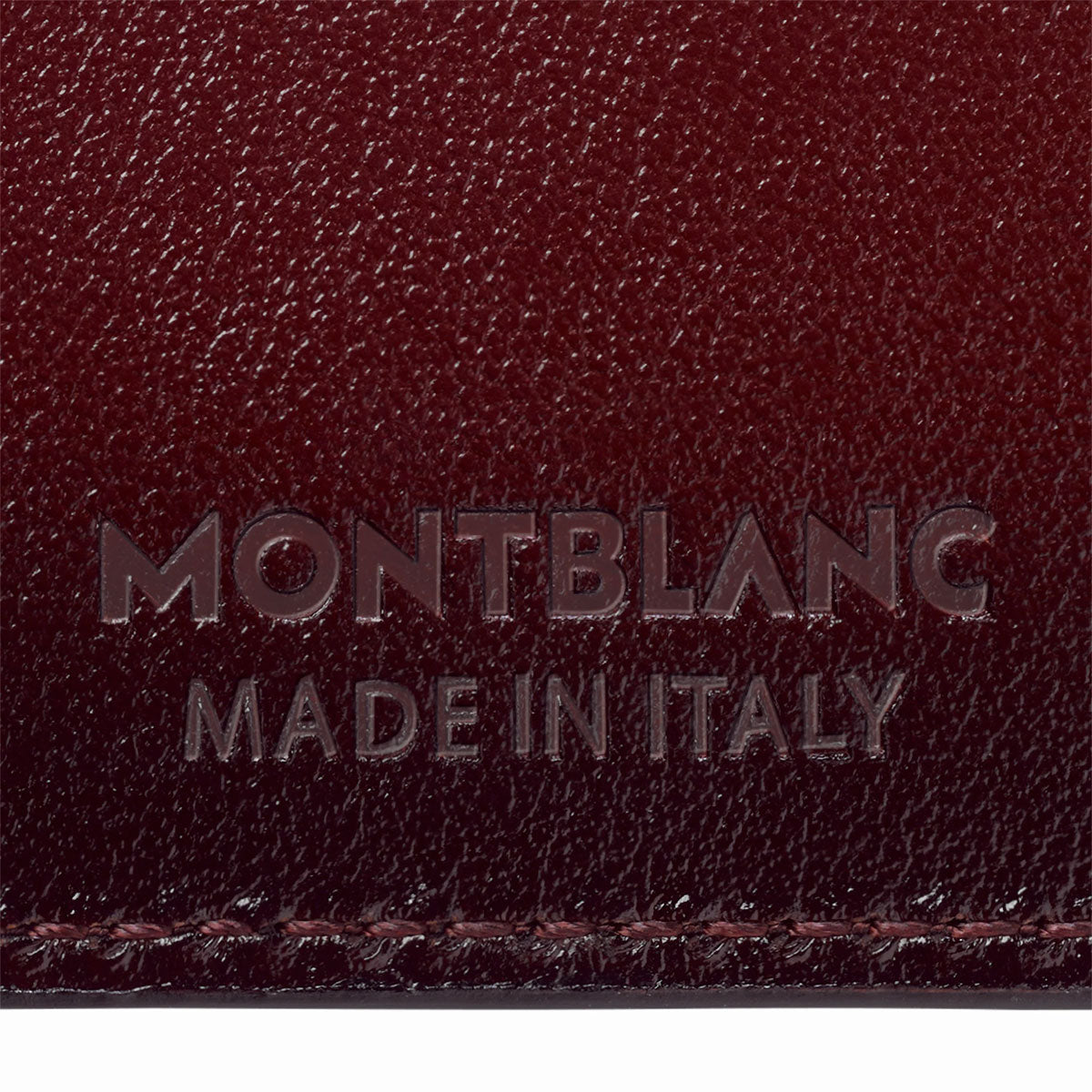 Meisterstuck Card Holder 6cc in Sfumato Burgundy Leather