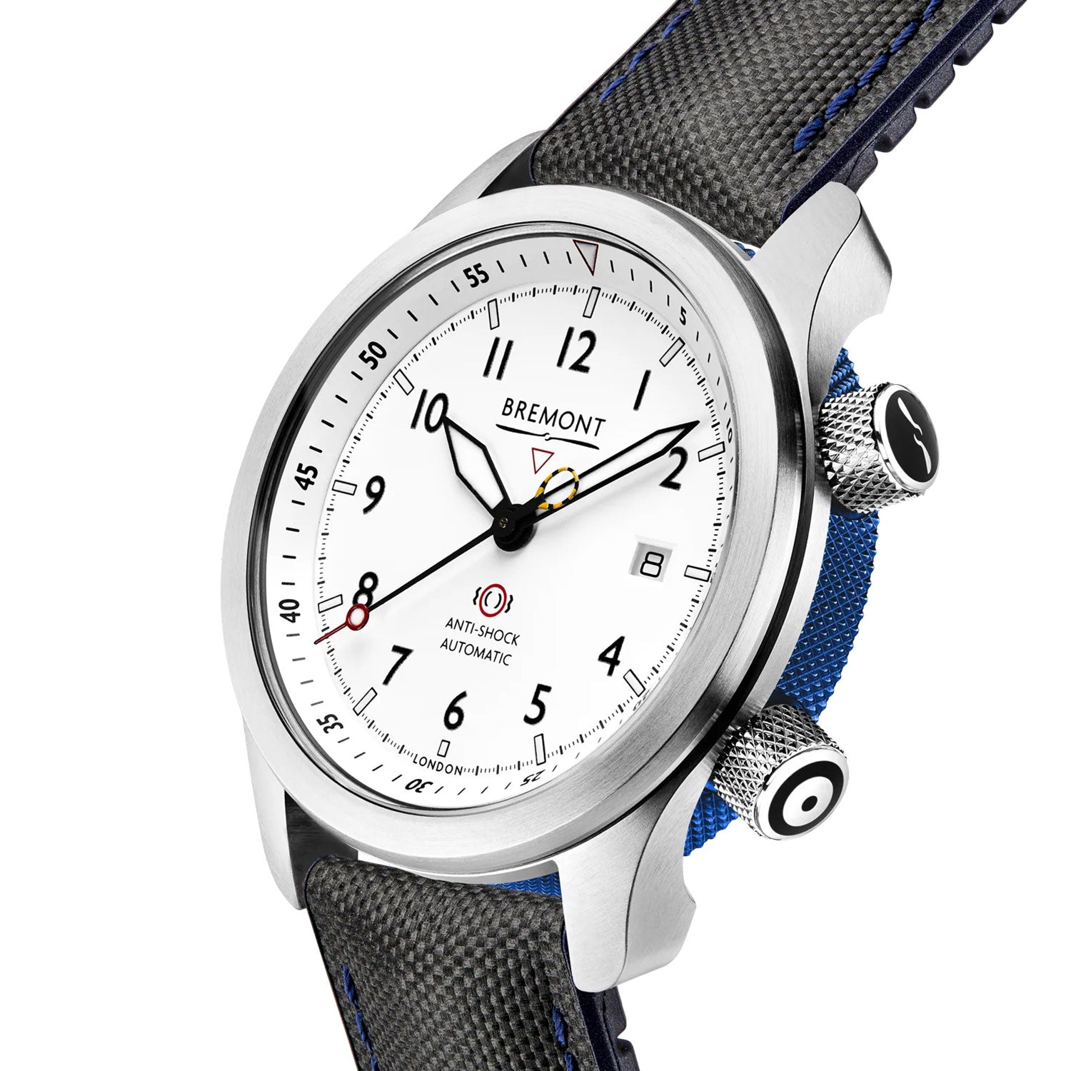 Bremont Martin Baker MBII-WH/WHITE Steel 43mm Strap Watch - Berry's Jewellers