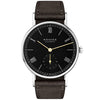 NOMOS Glashütte Ludwig 33mm Noir Black Dial Sapphire Glass Watch - Berry's Jewellers