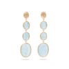 Siviglia 18ct Yellow Gold Aquamarine Drop Earrings