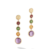 Jaipur 18ct Yellow Gold Multicoloured Drop Earrings