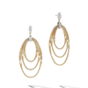 Marrakech Onde 18ct Yellow Gold Diamond Drop Earrings