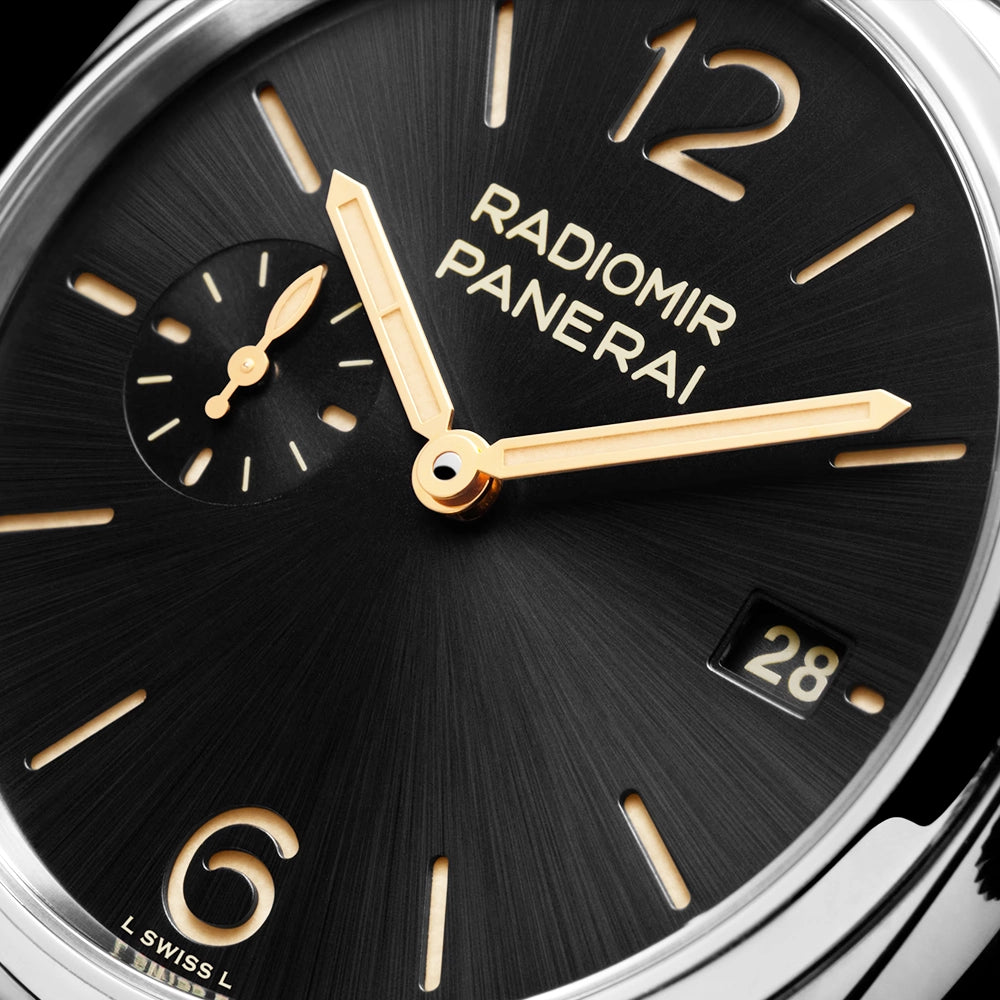 Radiomir Quaranta 40mm Black Sunray Dial Automatic Watch