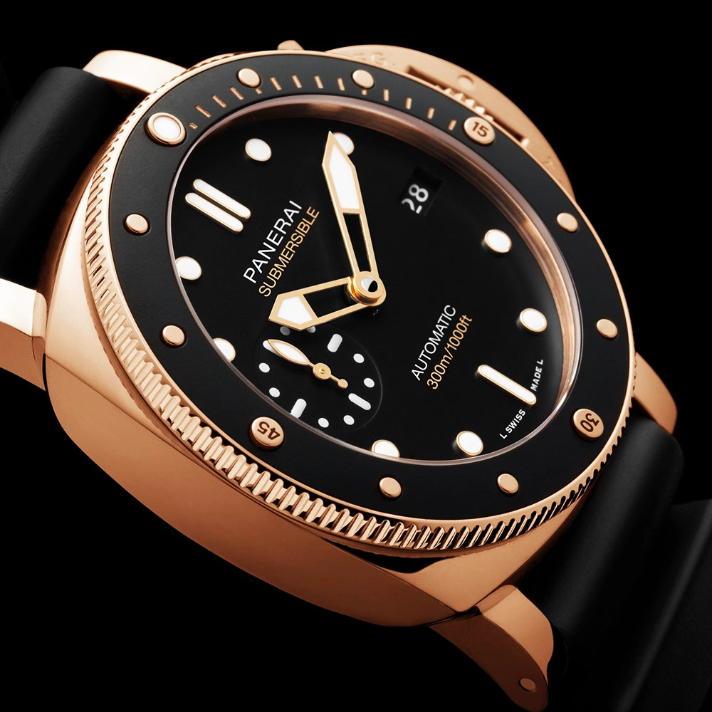 Submersible Goldtech 42mm Black Dial Men's Automatic Watch