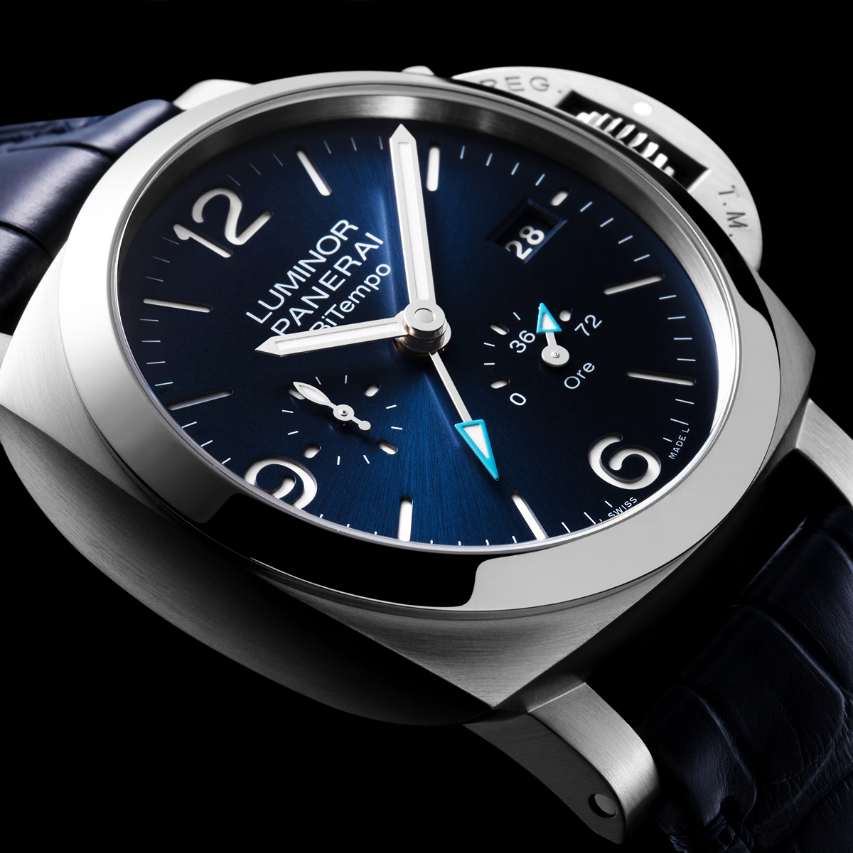 Panerai Luminor BiTempo Blue Dial Automatic Watch PAM01361