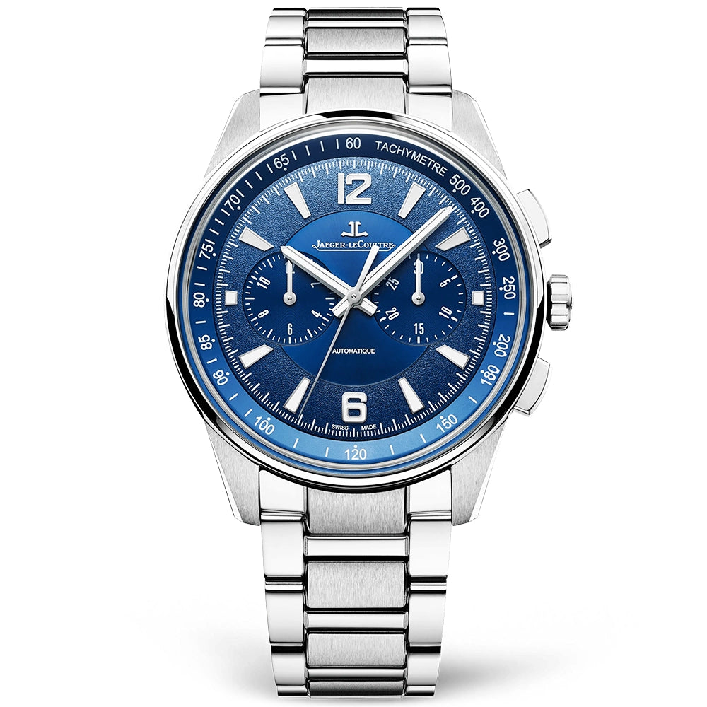 Jaeger-LeCoultre Polaris Chronograph 42mm Blue Dial Men's Bracelet Watch - Berry's Jewellers