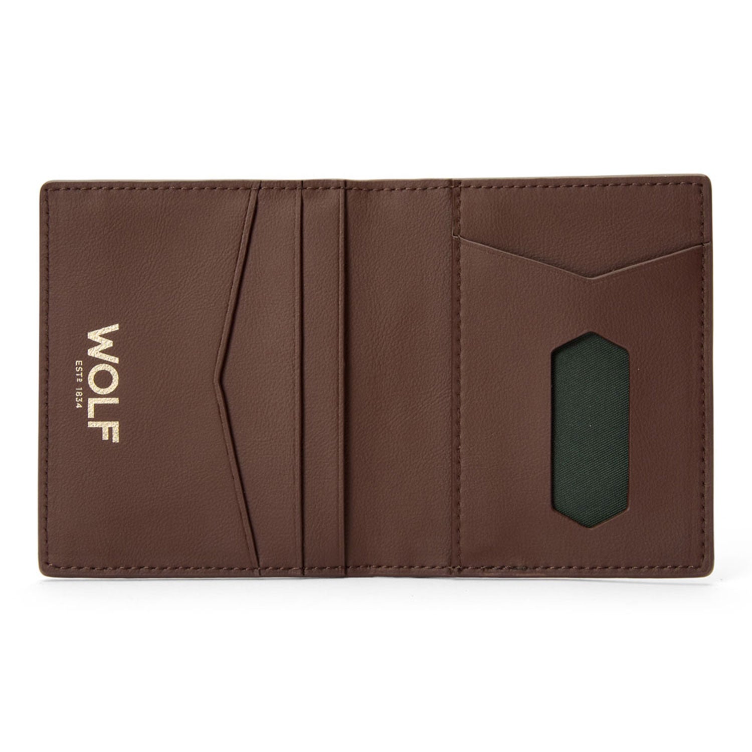 Signature Brown ID Card Case