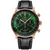 Navitimer 18ct Red Gold 46mm Green Dial Men's Chronograph Watch