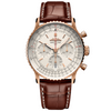 Navitimer 18ct Red Gold 41mm Silver Dial Men's Chronograph Watch