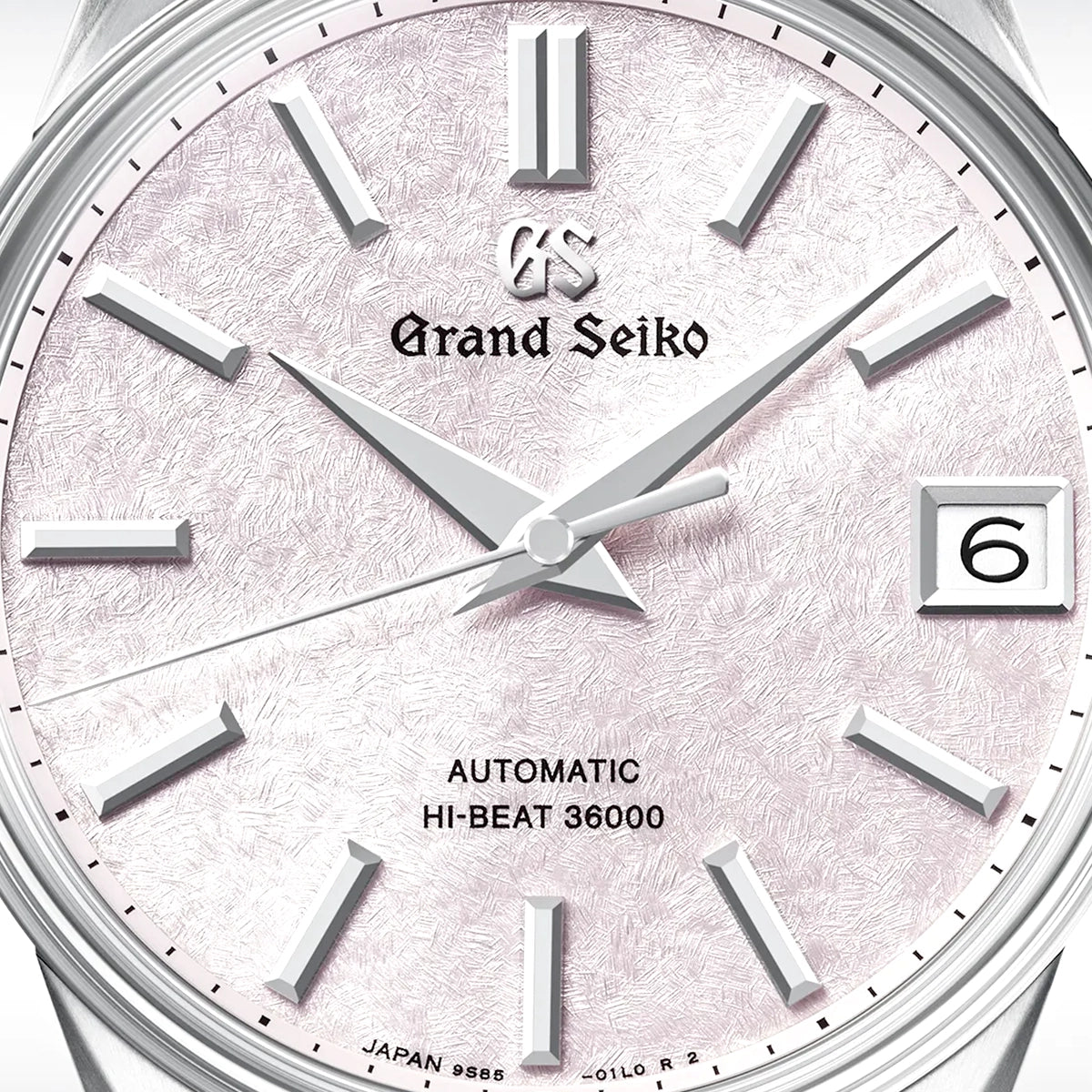 Heritage 'Sakura-Kakushi' 40mm Pink Textured Dial Watch