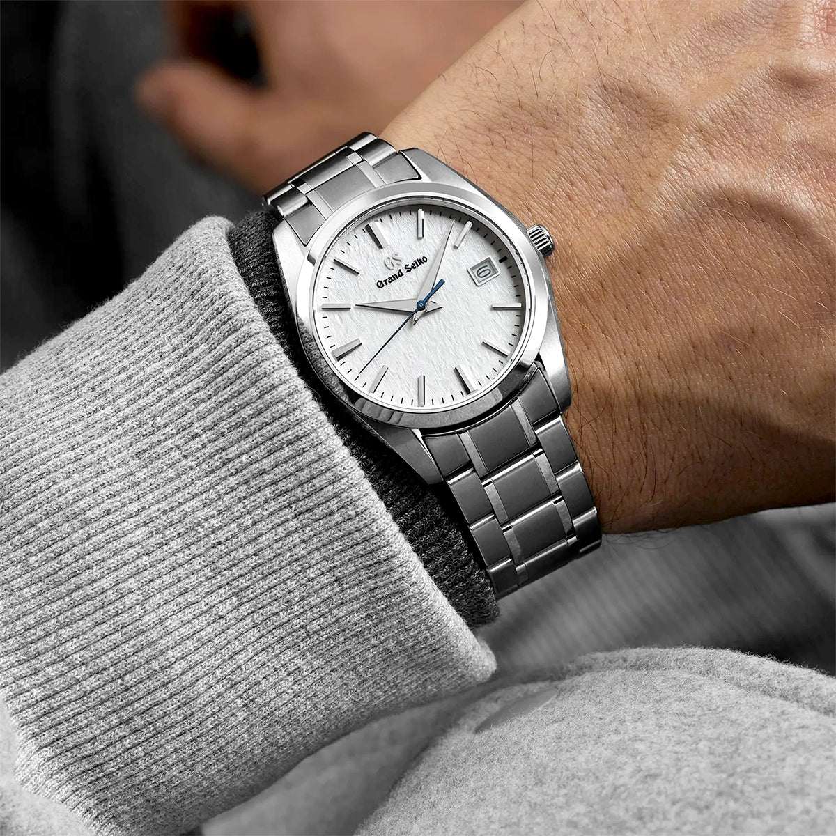 Heritage 37mm White Snowflake Dial Bracelet Watch