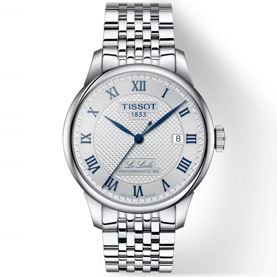 Le Locle 39mm Silver Dial Automatic Braclet Watch