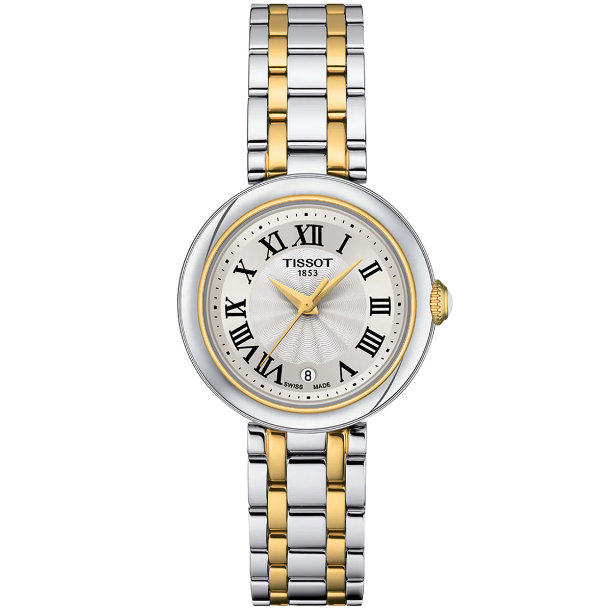 Bellissima Small Lady 26mm White Dial Steel and Yellow Gold PVD Bracelet Watch