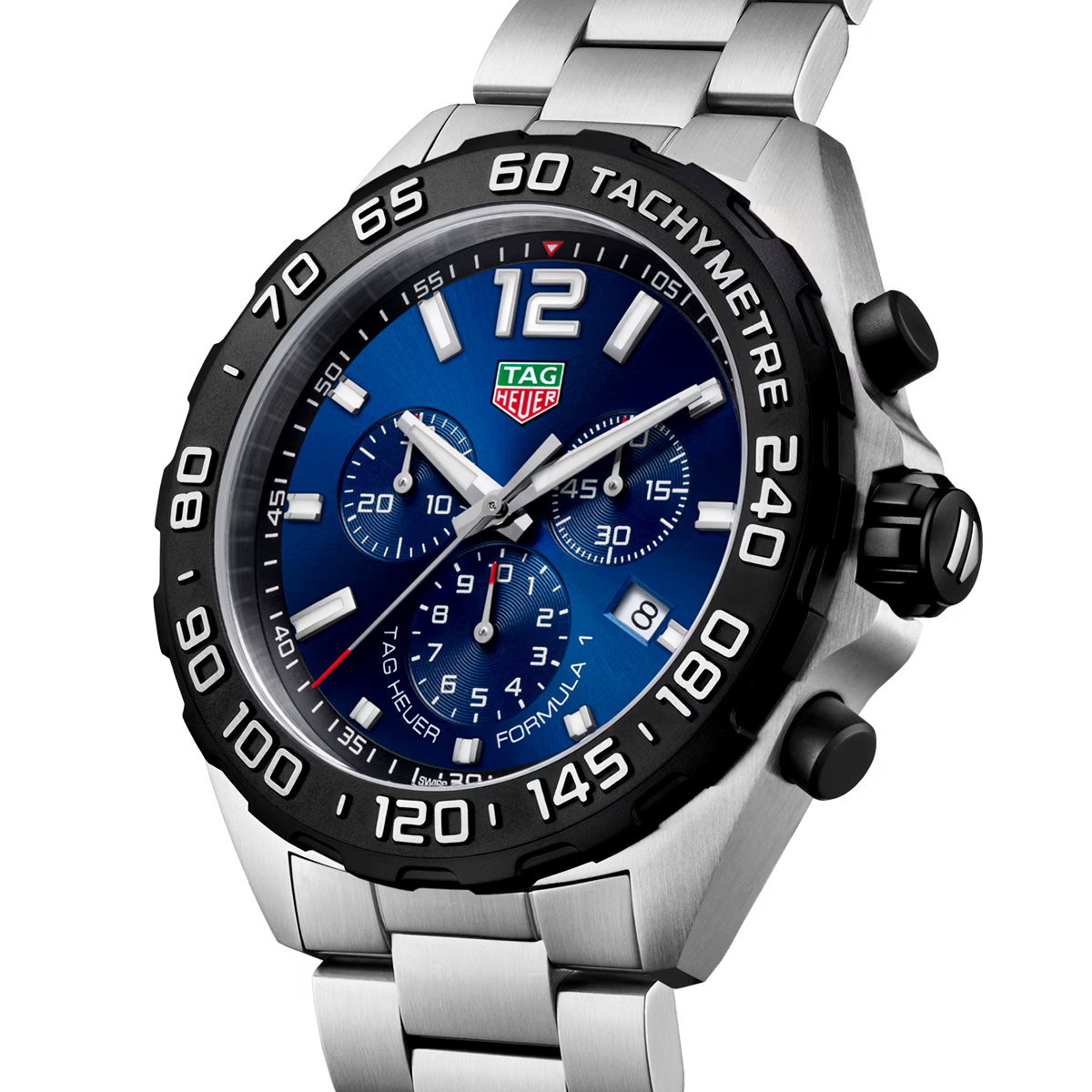 Formula 1 43mm Racing Blue Dial Men's Chronograph Bracelet Watch