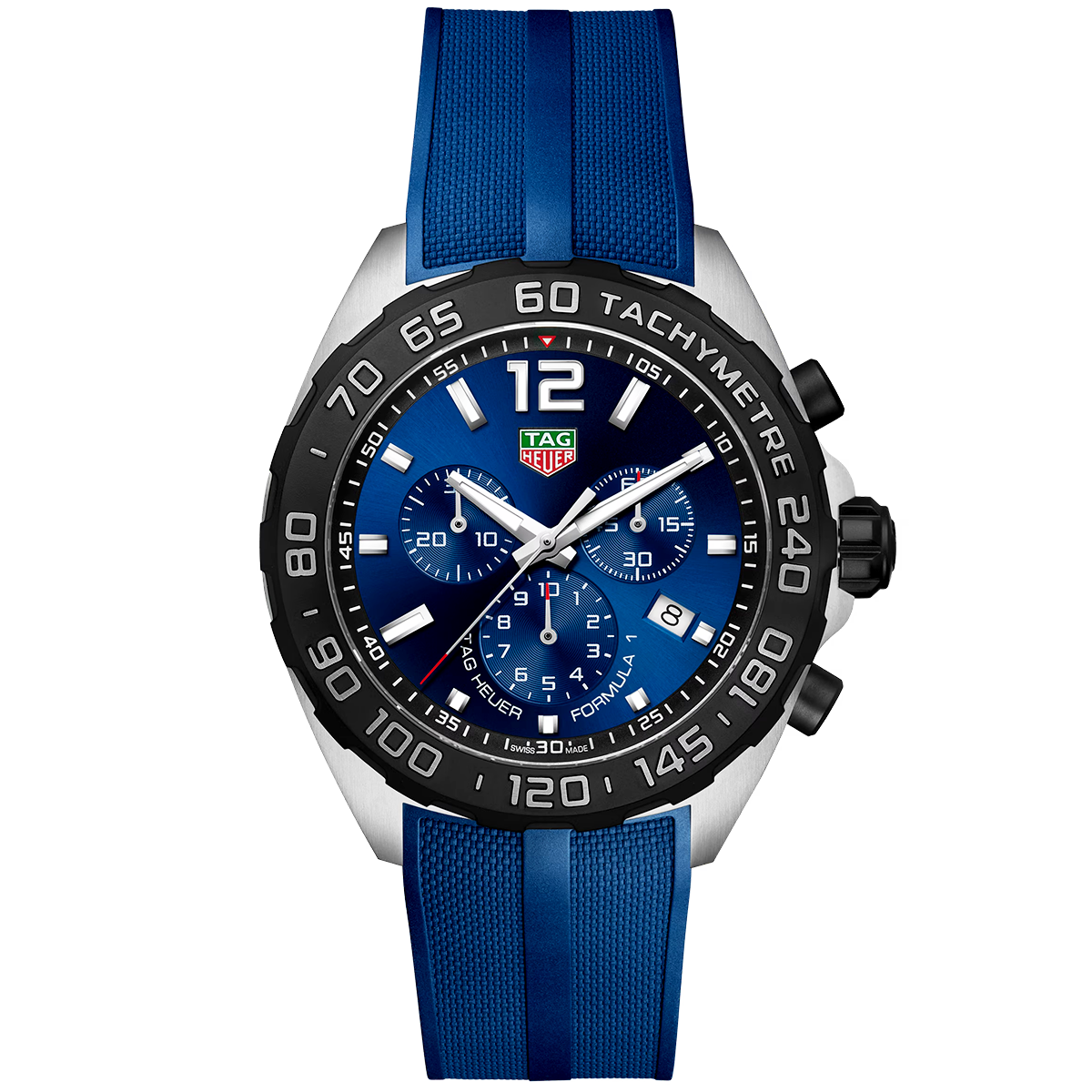 Formula 1 43mm Racing Blue Dial Men's Chronograph Strap Watch