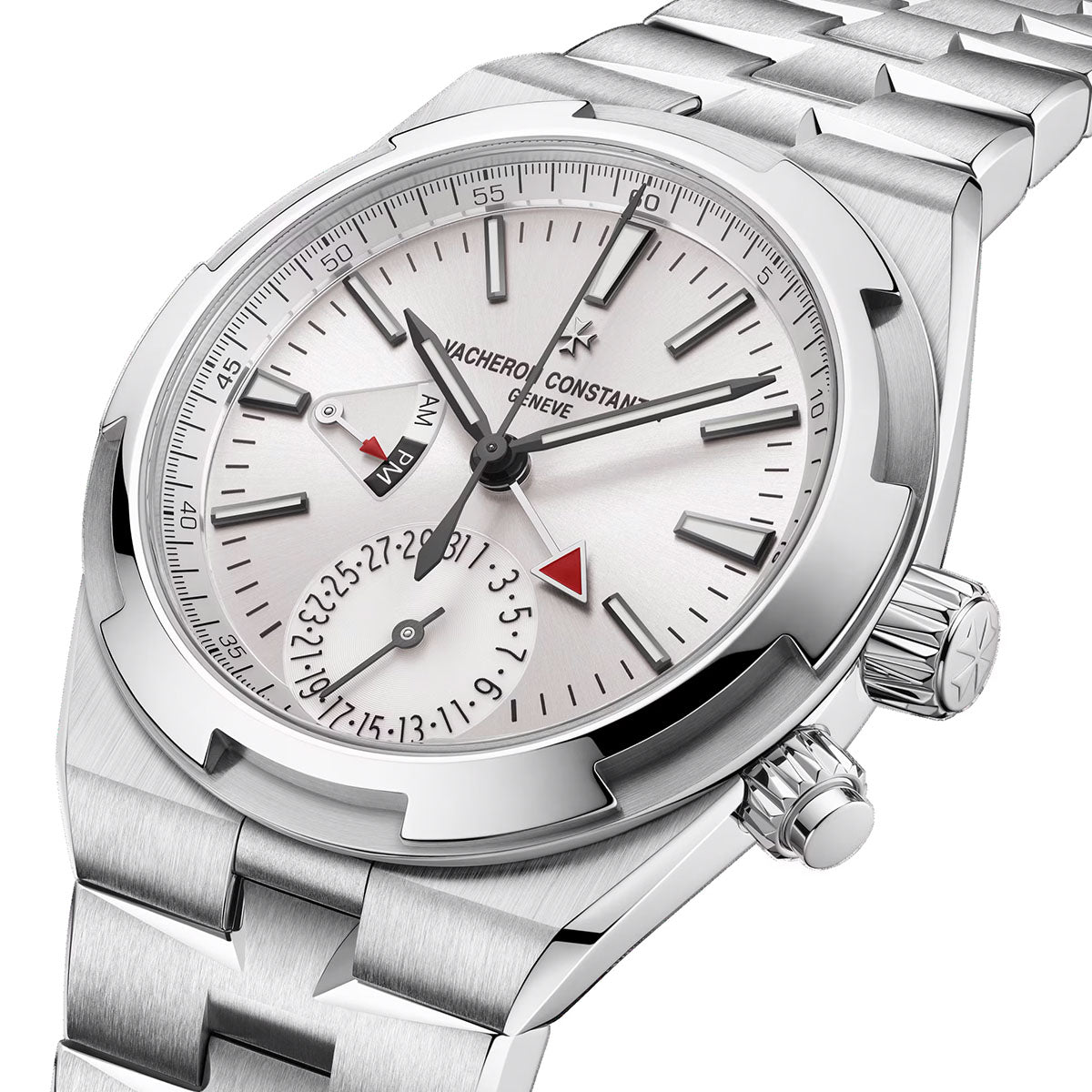 Overseas Dual Time 41mm Silver Dial Men's Automatic Watch