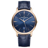 Patrimony 40mm 18ct Pink Gold Blue Dial Watch