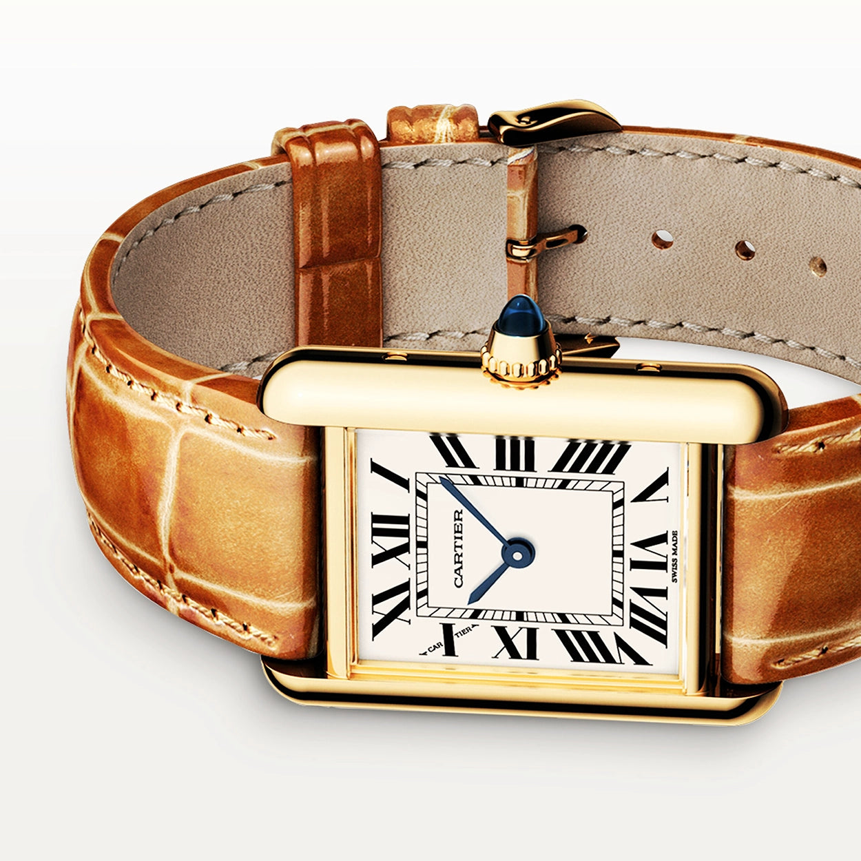 Cartier Tank Louis Cartier Small 18ct Yellow Gold Watch - Berry's Jewellers