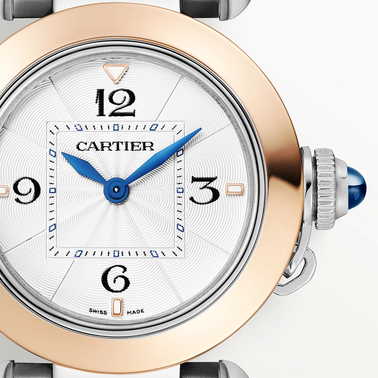 Cartier Pasha de Cartier 30mm Two-Tone Bracelet/Leather Strap Watch - Berry's Jewellers