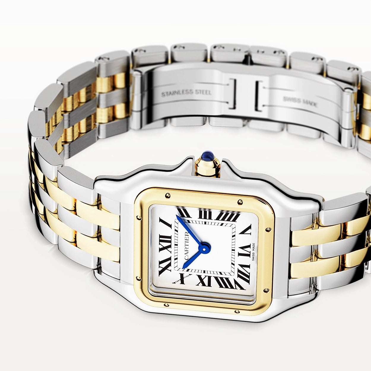 Cartier Panthère de Cartier Medium 18ct Yellow Gold & Steel Watch - Berry's Jewellers