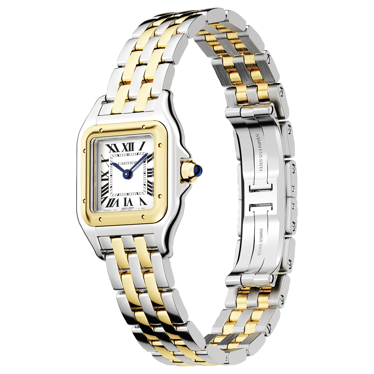 Cartier Panthère de Cartier Small 18ct Yellow Gold & Steel Ladies Watch - Berry's Jewellers