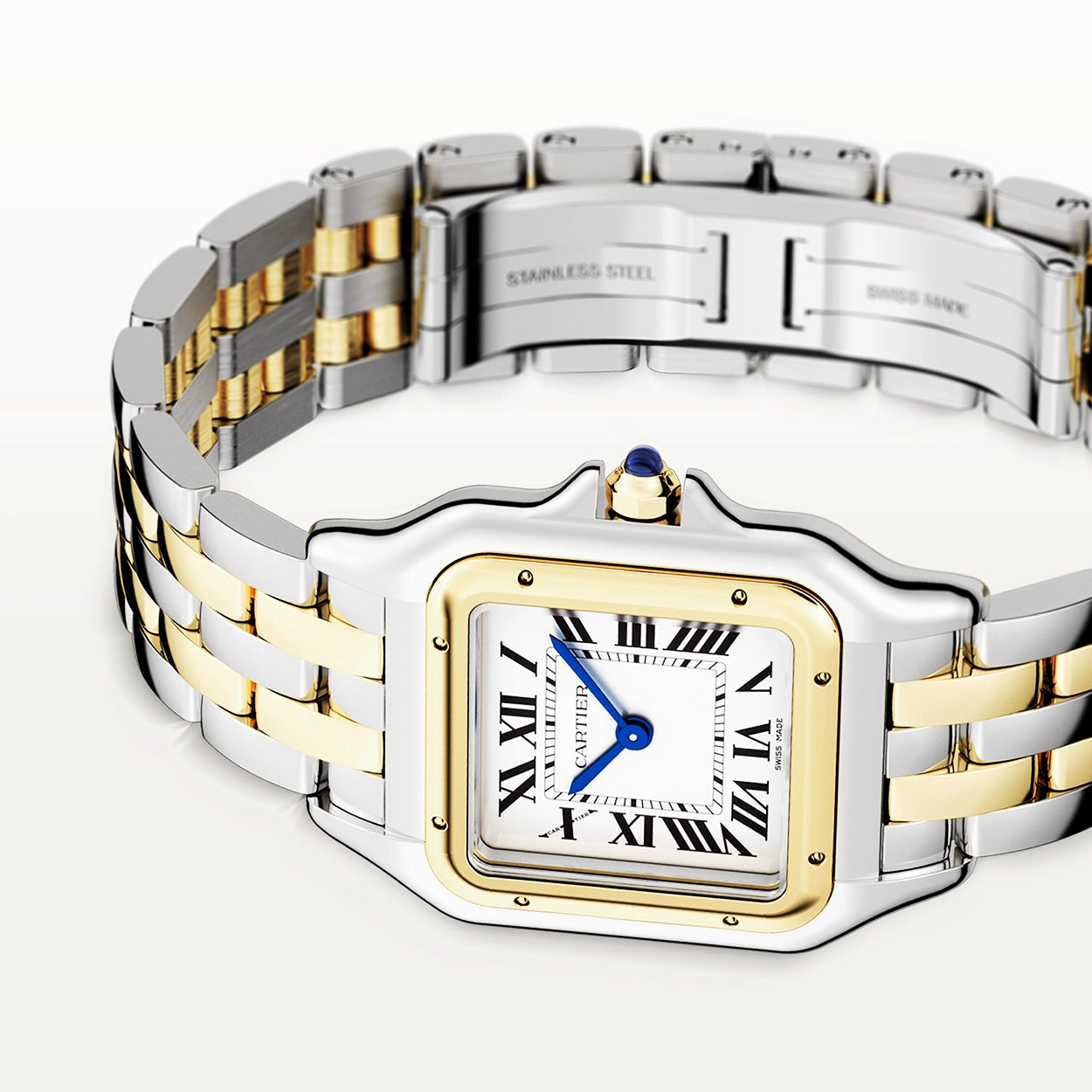 Cartier Panthère de Cartier Medium 18ct Yellow Gold & Steel Ladies Watch - Berry's Jewellers